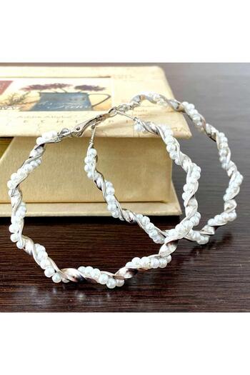 Pursehuit Emelin Silver Earrings C7