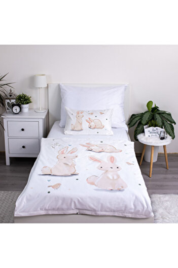 Animals Children's bedding rabbit Rest 100x135 cm, 40x60 cm