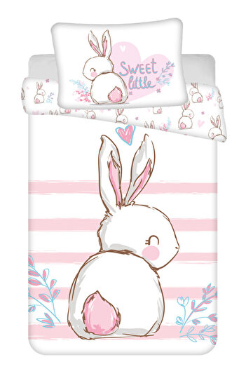 Animals Sweet Rabbit children's bedding 100x135 cm, 40x60 cm