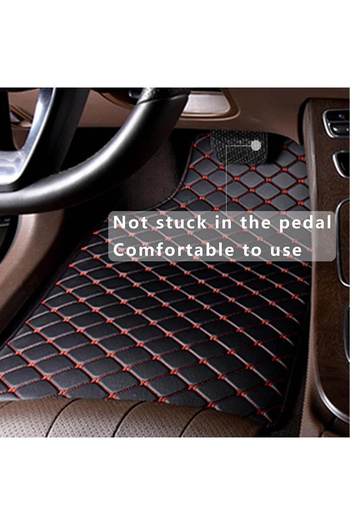 Generic 5-Piece Leather Car Floor Mats Set with Waterproof, Anti-Slip, and Scratch-Resistant Design