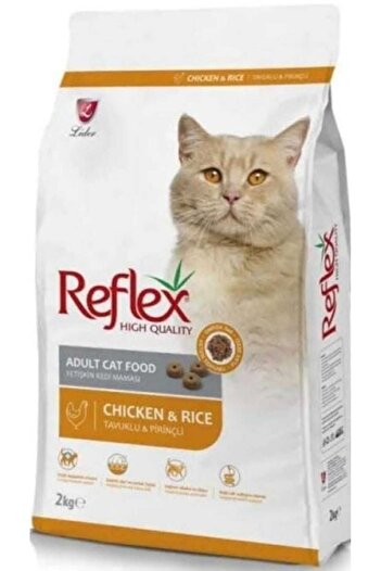 Reflex dry cat food for adults cats chicken with rice 2 kilo