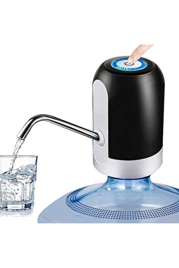 dalimag Electric Water Pump, Stainless Steel, USB, Rechargeable, Portable, Black
