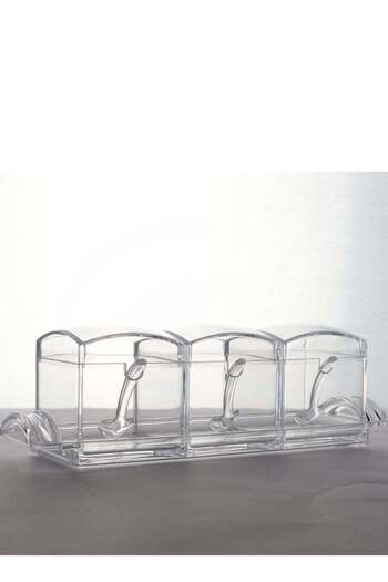 HOMEVEO Elegant Acrylic Nut Set - Modern Design and High Quality
