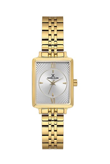 Daniel Klein Retro Square Women's Wrist Watch Original 2 Years Warranty