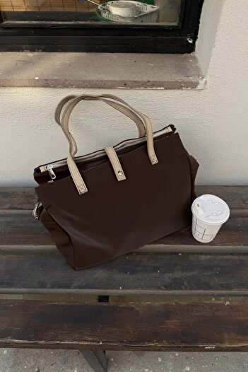 LEONAS Multi-Compartment Large Size Women's Hand and Crossbody Shoulder Bag Lenox St0009
