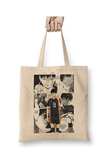 Toyaso Haikyuu Kageyama Tobio Tote Bag Long Handle Shopping Bag Beach Bag