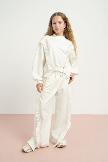 HAUSEkids 9-15 Years Old Sora Calm Girl's Suit-Ecru