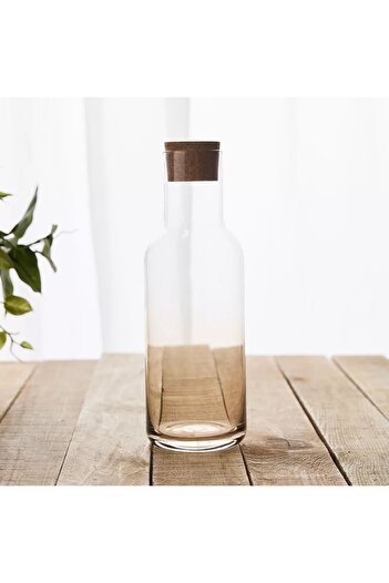 Generic Earthy Pebble Glass Carafe - 1.15 L