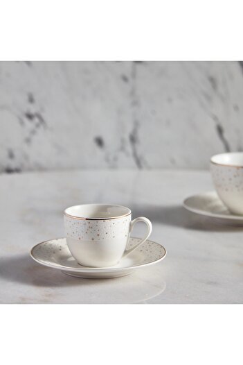 Generic Classico 2-Piece Porcelain Teacup and Saucer - 225 ml