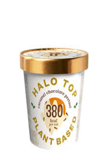 Halo top Ice Cream Caramel Chocolte Pretzel Plant 8x473ml