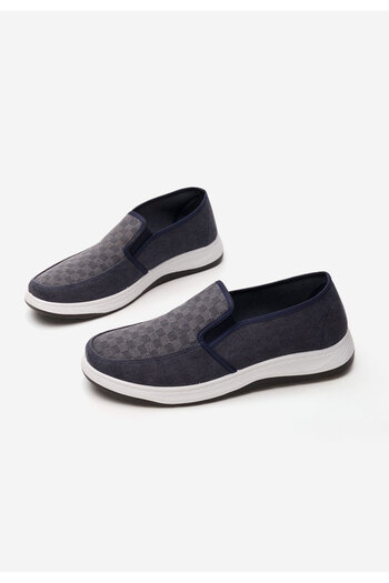 B T Shoes Tmavě modré pánske espadrilky Eusebiu