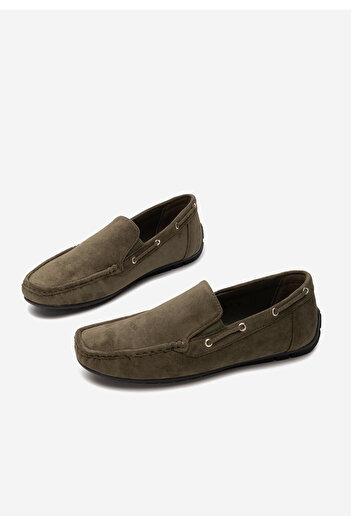 B T Shoes Men's Hyon green loafers