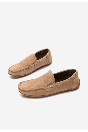 B T Shoes Men's Hyon khaki loafers