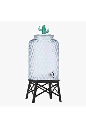 Generic Glass Beverage Dispenser - 6.8 L
