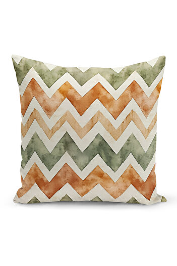 Bertille Home Autumn Plaid Series Double Side Printed Throw Pillow Case (Halloween Autumn Cushion Cover)