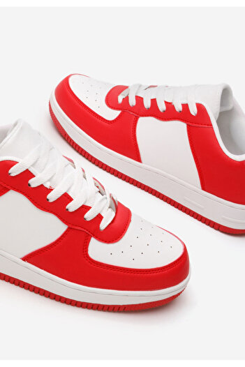 B T Shoes Johnny red men's sneakers