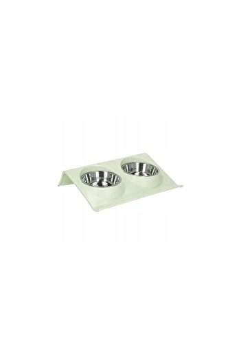 verk group Double Bowl for Dogs and Cats with Stand -