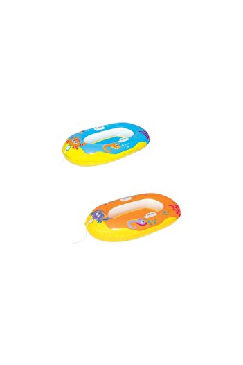 BESTWAY Inflatable Boat, orange, 119×79 cm,
