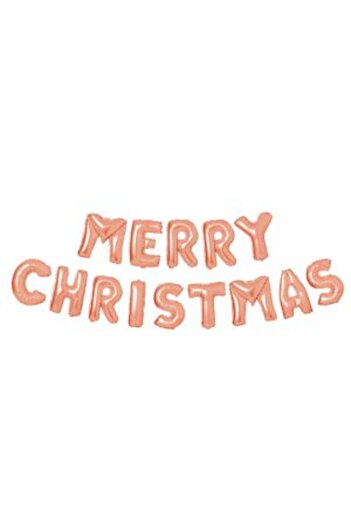 Mercaton Christmas Balloon 'Merry Christmas' - Rose Gold