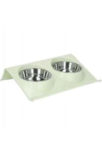 verk group Double Bowl for Dogs and Cats with Stand -
