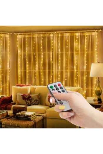 Mercaton Ghirlande luminoase Perdea luminoasa 300 micro LEDuri alb rece 3 x 3 m 230V
