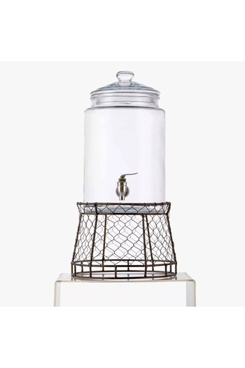 Generic Glass Beverage Dispenser - 5.7 L