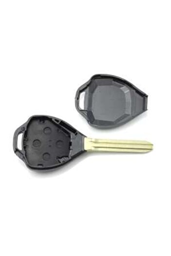 CarGuard Key Case for Toyota, 2+1 Buttons, Panic Button, No Logo, Black