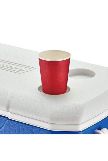 Coleman Cooler Cooler - - Poly Lite 48 Qt - 45.7 Lt - Blue/White
