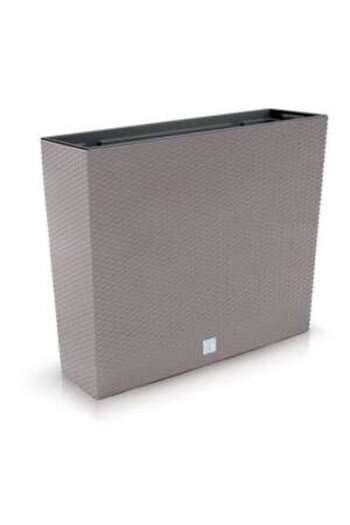 Prosperplast Decorative planter, imitation rattan, brown, 58x18x49.8 cm, Rato Case