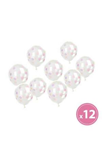 Mercaton Set baloane cu buline colorate – 12 piese / pachet