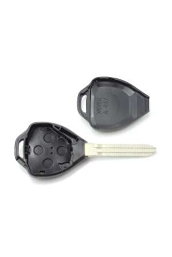 CarGuard Key Case for Toyota, 3 Buttons, with Logo, Black