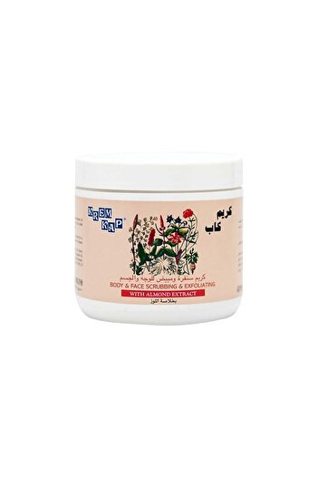 Kapp Krem Kap Exfoliating and Whitening Cream for Face and Body with Almond Extract - 500g