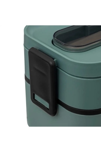 ACE 5Five Two-Section Lunch Box with Cutlery (Assorted Colors, 1.4 L)