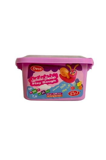 Generic Deco Modeling Clay 24 Colors 600g Safe for Kids Plastic Box