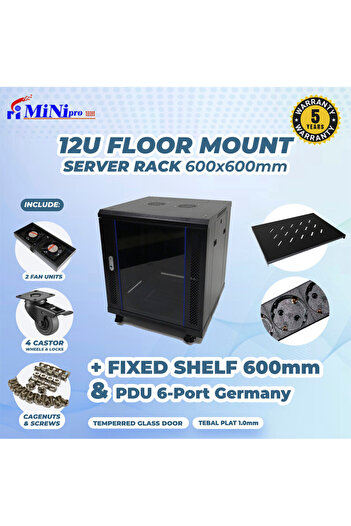 Mini pro 15U Wall Mount Rack Cabinet