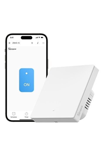 Sonoff Smart switch ZBM5-1C-86W, Zigbee, 1 channel, 10A