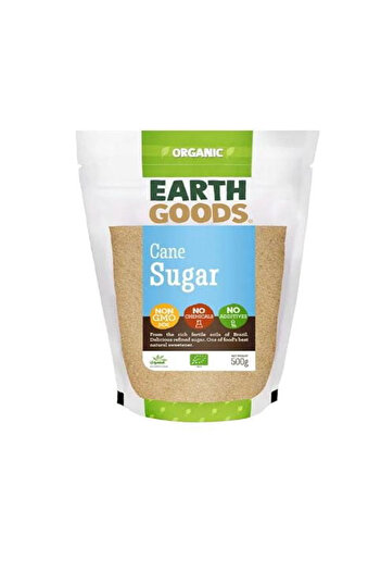 Earth Goods Organic Cane Sugar 500g x 12