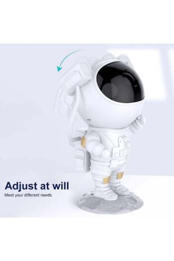 Poro Online Portable Speaker with Astronaut Projector, Bluetooth, Remote, MicroSD, Type-C