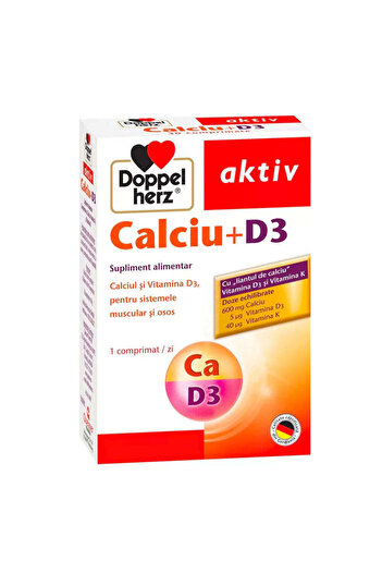 Other Calcium + Vitamin D3, 30 Tablets, Doppelherz