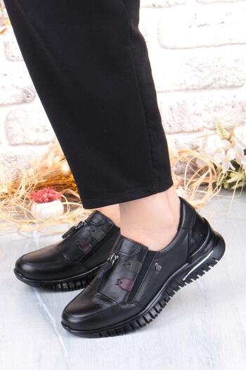 Pepita Z006 Comfort Soft Flexible Rubber Non-Slip Sole Genuine Leather Women's Shoes