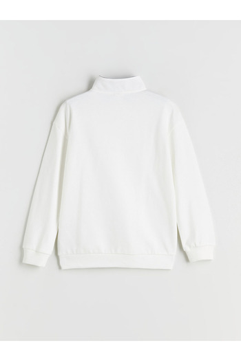 LC Waikiki Lcw Boys' Stand Collar Sweatshirt