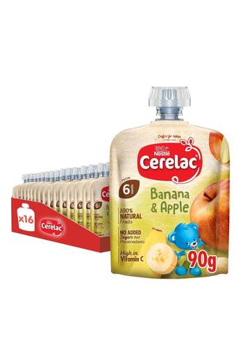 Nestle Cerelac Fruits Puree Pouch In Banana And Apple
