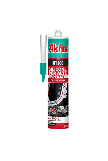 Akfix RTV silicone for gaskets HT300, 300° C, 310 ml, red