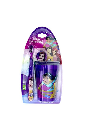 DİSNEP Disney Fab Lab Princess Kids Toothbrush with Cup