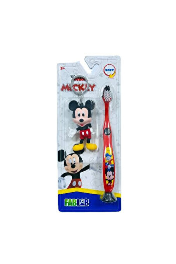 DİSNEP Disney FabLab Mickey Mouse Kids Toothbrush with 3D Figure