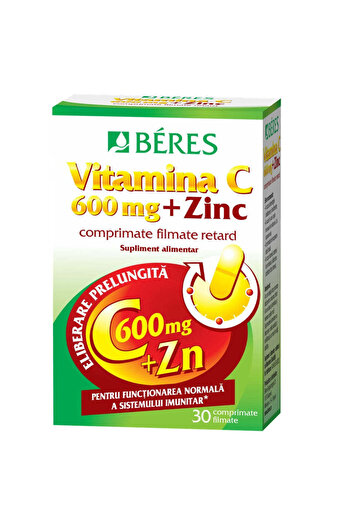 Other Vitamin C 600 mg + Zinc 15 mg, 30 tablets, Beres