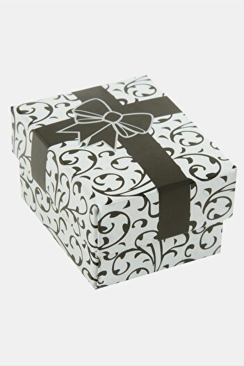 ZERO LAND Hn-Shop Bowknot Pattern Ring Box-White