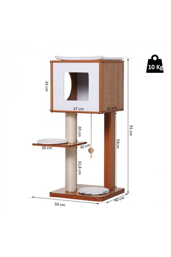PawHut Elegant cat play set, 50x40x91 cm, D30 - 206V01