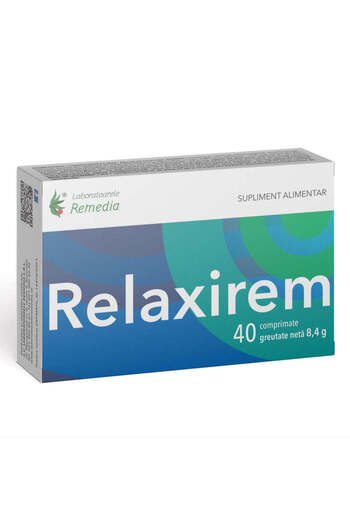 Laboratoarele Remedia Relaxirem, 40 tablets, Remedia