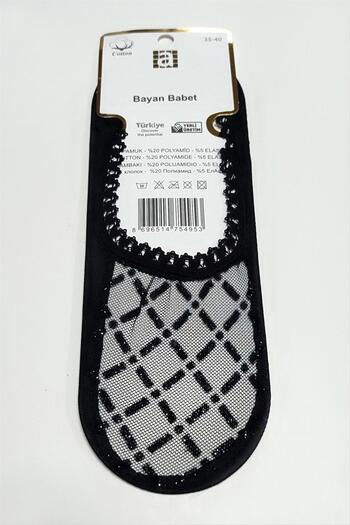 Bijuteri Net Κάλτσες Çarpı Dantel Babet